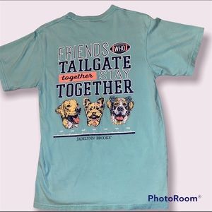 Jadelynn Brooke Short Sleeve Football Dog Tee
